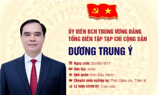 Đồng chí Dương Trung Ý, Ủy viên Trung ương Đảng, Tổng Biên tập Tạp chí Cộng sản